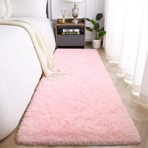 2x6 Ft Super Soft Shaggy Rug for Bedroom Carpet Fuzzy Plush Area Rug Home Decor - Picture 1 of 8