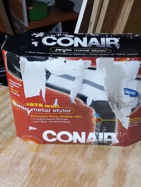 Secador de Pelo Conair, Secador de Pelo Tamaño Completo 1875W con Acondicionador Iónico, Secado por Secado Foto 1 de 1