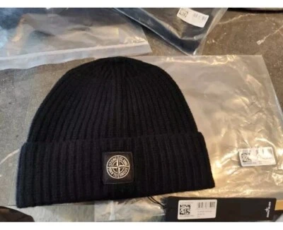 Cappellino Lana Originale Stone Island Cuffia Berretto - Image 1 of 3