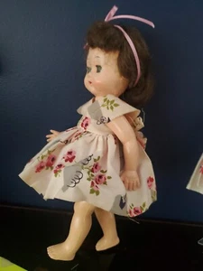 Vintage Walker Doll 1950 Beehler Arts,Fortune Toys,Ontario Plastic HP 8.5"  - Picture 1 of 9