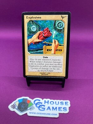 Shadowfist TCG Explosives Scrye/InQuest Magazine Promo Foil Stamped *CCGHouse* - Image 1 of 4