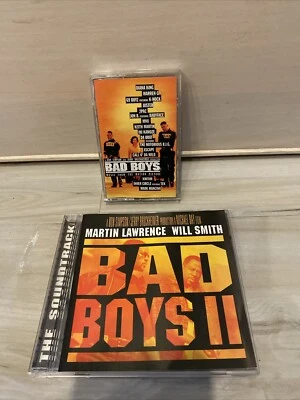 Bad Boys Cassette (J Card Water Wear) & Bad Boys II CD 2Pac Nelly Warren G Jay-Z - Image 1 of 4