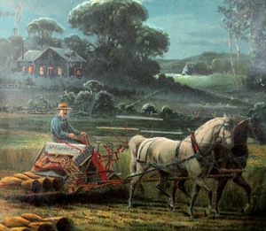 McCormick Reaper Farm Implement Advertisement Lithograph Catalog Cover 1890 - Picture 1 of 5