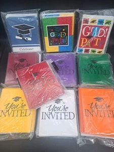 Fill-In Graduation Invitations Grad Party NIP 25ct With Envelopes Choose Style - Picture 1 of 22