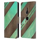 Official Alyn Spiller Wood & Resin Leather Book Wallet Case For Sony Phones 1