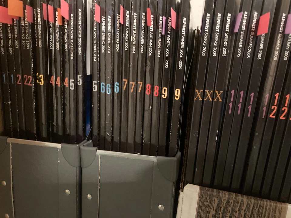 Alpinist Magazine Back Issues 0 1 2 3 4 5 6 7 8 9 X 11 12 14 15 16 17 18 19-78 - Image 1 of 1