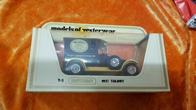 MM - Matchbox Models of Yesteryear Y-5 Talbot (1927) braun "Wrights" OVP - Bild 1 von 2