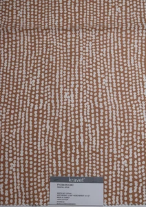 Kravet Clarke & Clarke Fabric Remnant 26"x26 "Rainfall" Color: Spice - Picture 1 of 4