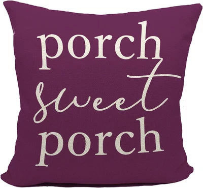 Porch Pillow Covers 18X18, Farmhouse Decor, Outdoor Pillows, Throw Pillows, Porc - Image 1 of 4
