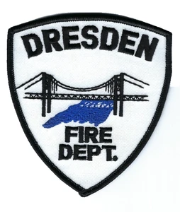 *RAR* Dresden (Muskingum County) OH Ohio Fire Dept. patch - NEU! *BRIDGE* - Bild 1 von 1