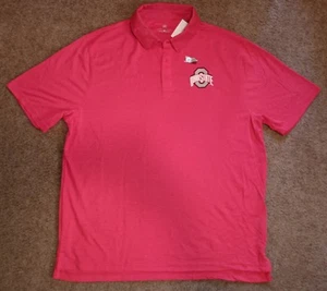 🔥Herren Top of the World Ohio State Kurzarm Polo, Scarlet, Gr. XL, Neu mit Etikett 🔥 - Bild 1 von 3