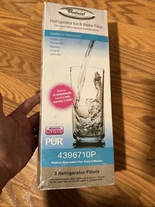 2 Whirlpool Pur 4396710P Replacement Refrigeraor Ice & Water Filter - Picture 1 of 4