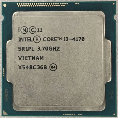Intel Core i3-4170 3.70GHz Duo-Core CPU Processor SR1PL LGA1150 Socket - Image 1 of 2