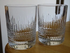 BACCARAT 2  VERRES A WHISKY CRISTAL MOD NANCY  POUR CHIVAS REGAL ht 9,5 CM - Imagen 1 de 7