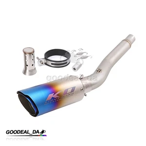 For Honda CBR250R 2011-2016 Muffler Blue Tip Exhaust Mid Tail Pipe System Escape - Picture 1 of 12
