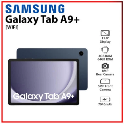 NEW Samsung Galaxy Tab A9+ Plus Wi-Fi 11" 4GB+64GB NAVY Android PC Tablet - Image 1 of 4