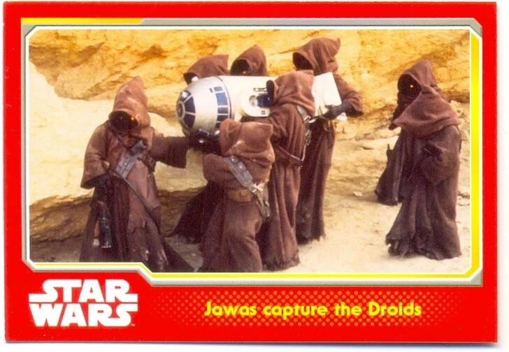 Topps:2015 Journey To The Force Awakens "Jawas capture the Droids"#6 - Image 1 of 1