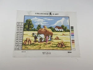 Colección D’art Granja Hogar Mujer Tapiz Punta de Aguja Lona 12 pulgadas por 9 pulgadas - Imagen 1 de 4