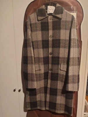 ACNE STUDIOS Men's Check Pattern Button Up Convertible Collar Coat ship from JP! - Image 1 of 4