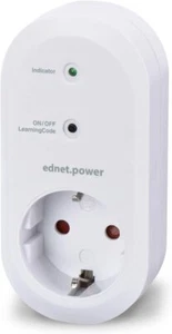 WiFi Smart Steckdose Plug App gesteuerte für Innenbereich Ednet 84291 bis 30m - Bild 1 von 4