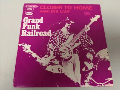 GRAND FUNK RAILROAD "CLOSER TO HOME" ORIG FR 1970 EX/M- - Photo 1/4