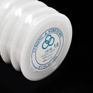 Gummifaden 3x4 m für Armbänder elastisch transparent 1 mm Perlen nenad-design - Bild 1 von 6