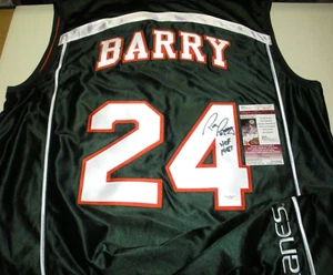 RICK BARRY MIAMI HURRICANES JSA/COA SIGNED OFFICIAL LICENSED NIKE JERSEY - Picture 1 of 2