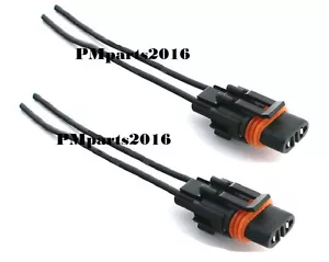 2 x 899 893 880 Universal Fog Light Lamp Pigtail Connector Bulb Socket wiring - Picture 1 of 1