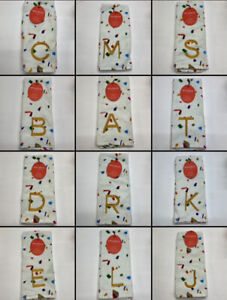Target Opalhouse Sheared Terry Monogram Cotton Towel 15x25 Confetti Colorful