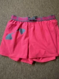 Mujer Under Armour Pantalones Cortos Rosa Profundo XSpequeño Ropa Activa Usado en Excelente Condición - Imagen 1 de 1