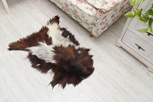 Real Goatskin Sofa Cover Animal Theme Nursery Wall Hanging Genuine Goatskin Rug - Picture 1 of 9