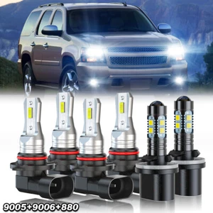 FOR Tahoe 2001-2006 - 6x Combo LED Headlight High Low Beam Fog Light Bulbs - Bild 1 von 16