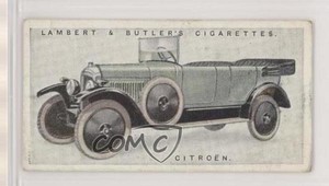 1922-23 Lambert & Butler Motor Cars Series 2 Tobacco Citroen #23 z6d