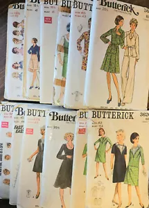 Butterick Sewing Patterns Womens 18 1/2 20 1/2 22 1/2 Bust sizes 41"-45" U-Pick - Picture 1 of 13