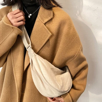 Crescent Crossbody Bag Hobo Sling Shoulder Bag Purse Casual Dumpling Bag Fashion - Image 1 of 4