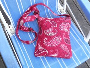 VERA BRADLEY Paisley and Floral Quilted Shoulder Bag/Cross Body