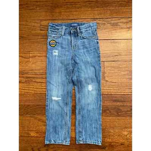 Boys Old Navy Relaxed Fit “Pow” Distressed Jeans- SZ 4T - Picture 1 of 7