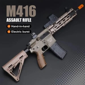M416 Assault Rifle Gun with Full/ Semi-Auto Safe Mode, 15-20m Shooting Range - Picture 1 of 7