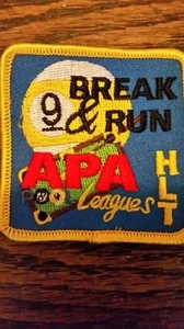 APA 9 BREAK AND RUN 9BALL AMERICAN POOLPLAYERS HLT - Imagen 1 de 1