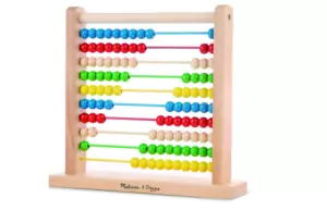 Abacus Learn Math Classic Wooden Educational Kids Counting Toy Child 100 Beads - Picture 1 of 8