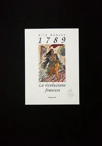 MANARA PORTFOLIO RIVOLUZIONE FRANCESE INTEGRALE NUMERATO NON FIRMATO - Picture 1 of 23