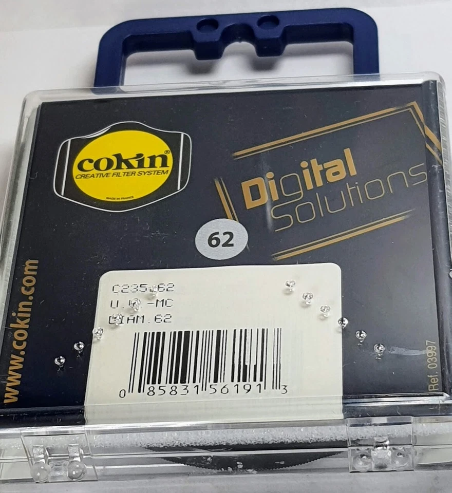 Cokin 62mm UV M.C Lens Filter Digital 62 mm Safety Protector Multi-Coated E62 MC - Image 1 of 4