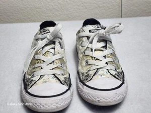 Converse Chuck Taylor AS Street Slip Junior Gold Star Pattern Schuhe Größe 1 - Bild 1 von 9