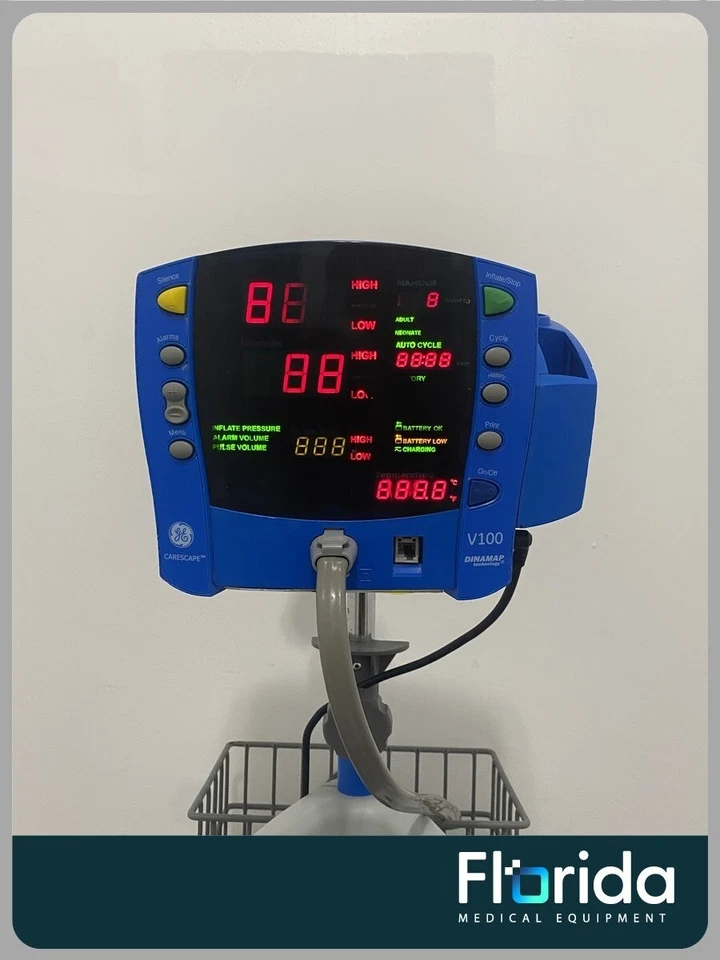 GE DINAMAP CARESCAPE V100 2008 monitor de paciente nuevo en caja temperatura grabadora SPO2 Foto 1 de 4