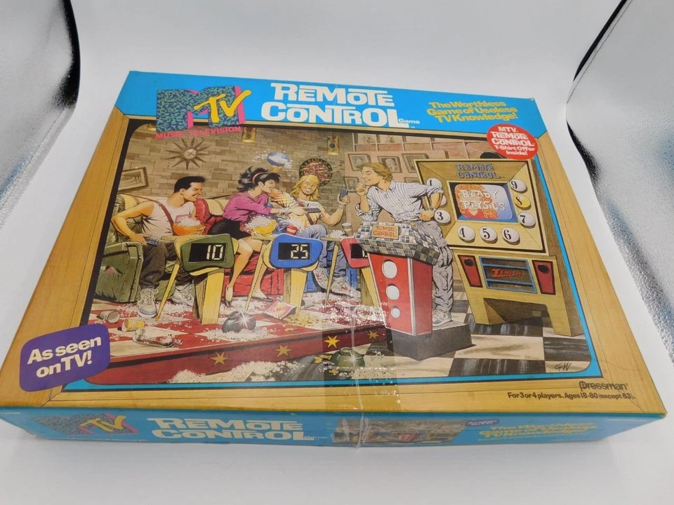 MTV Remote Control Game 1989 UNPLAYED 100% Complete - Image 1 of 1