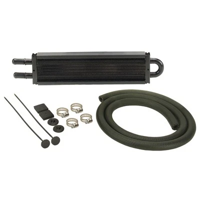 Derale Power Steering Cooler 13200; Series 7000 12.625 x 2.5, 2 Pass, w/Hose - Image 1 of 4