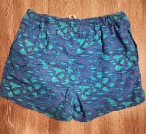 Men's Large Vintage  Cheetah Drawstring Swim Trunks Board Shorts  Swimwear - Bild 1 von 5