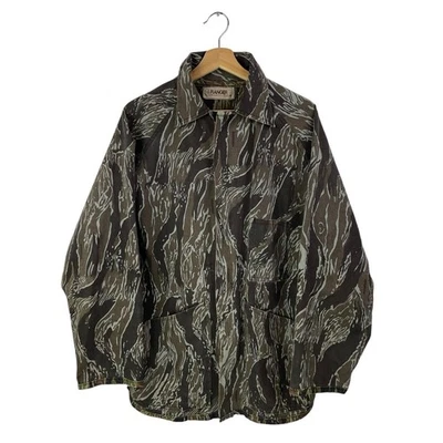VTG Ranger Reversible Camo Real Hunting Outdoorsman 70s/80s Tree Jacket Large - Image 1 of 4