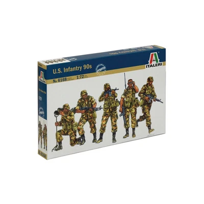 U.S. INFANTRY 90s KIT 1:72 Italeri Kit Figure Militari Modellino Nuovo - Immagine 1 di 4