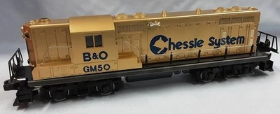 Lionel O scale GP-7 Gold Chessie System Locomotive # 6-8359 Just Serviced - Image 1 of 4